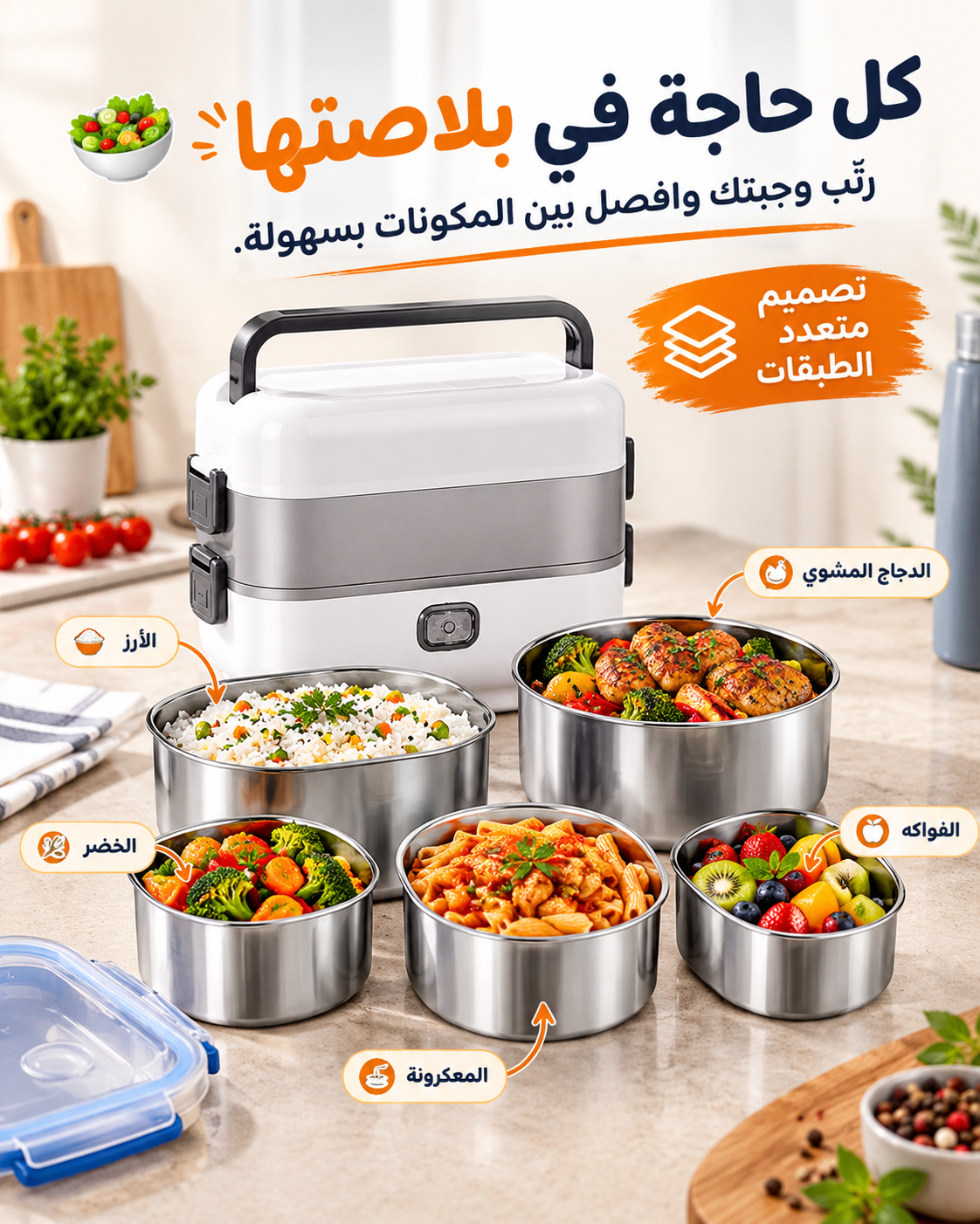 Landing image Chauffe-Repas Électrique Portable 2L