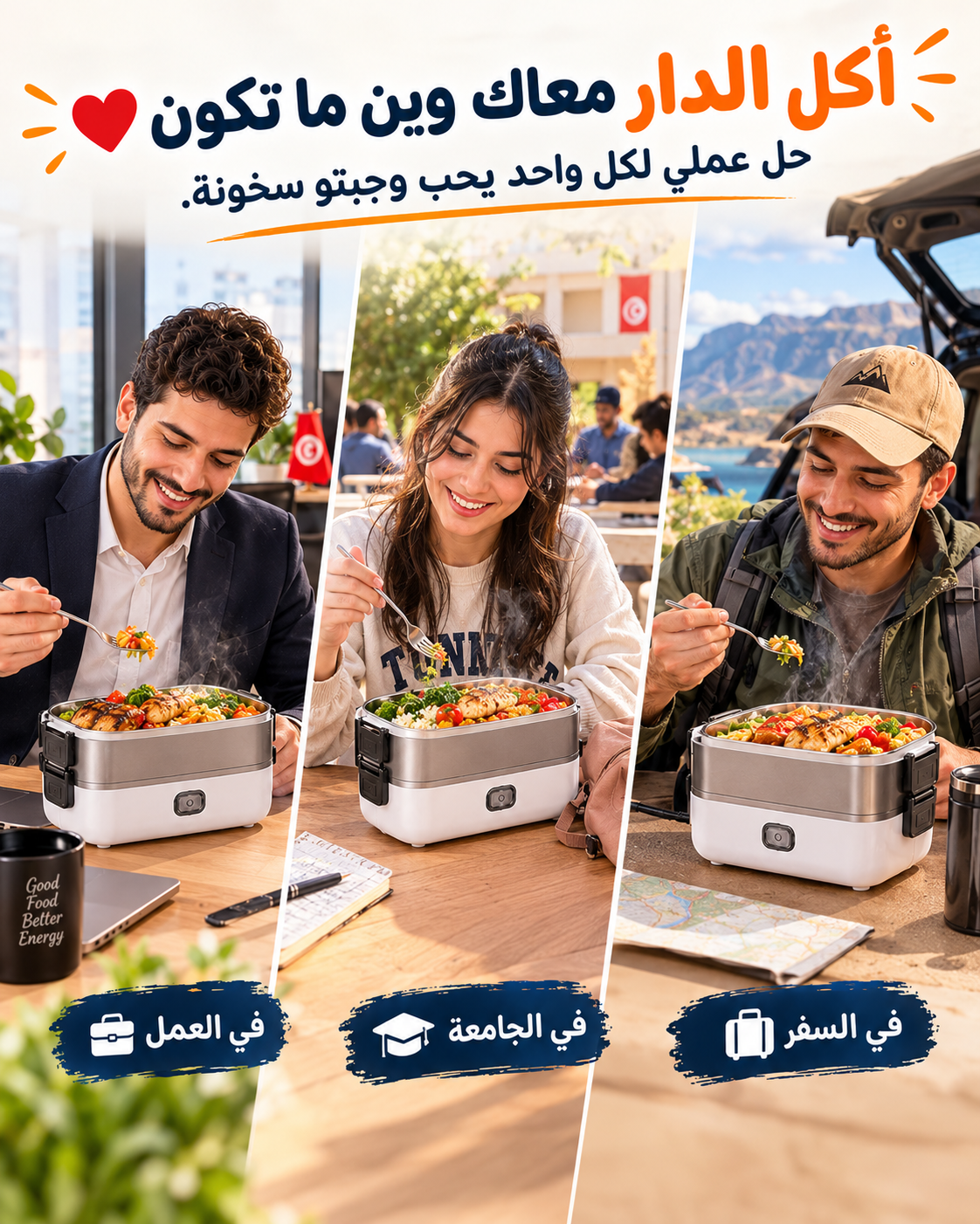 Landing image Chauffe-Repas Électrique Portable 2L